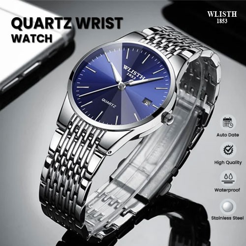 Hot Item] Wlisth Men′s Watch OEM Genuine Couple Watch Stainless Steel with  Fashion Multicolor Quartz Watch Business Double Calendar | Simple watches,  Stainless steel band, Quartz watch